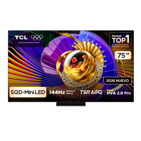 Televisor Tcl 75  75c7l Sqd-mini Led 4k Uhd Google Tv 144hz