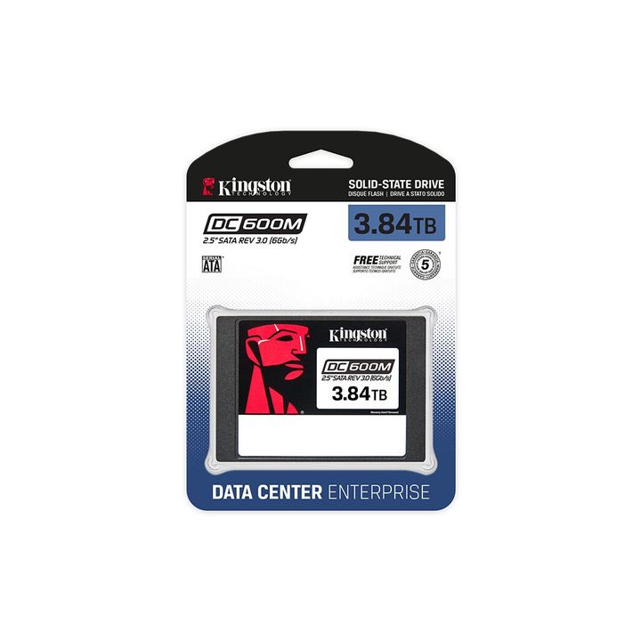 Disco Solido 4TB Kingston Dc600 Sataiii 2.5 P/Server - Vista 1