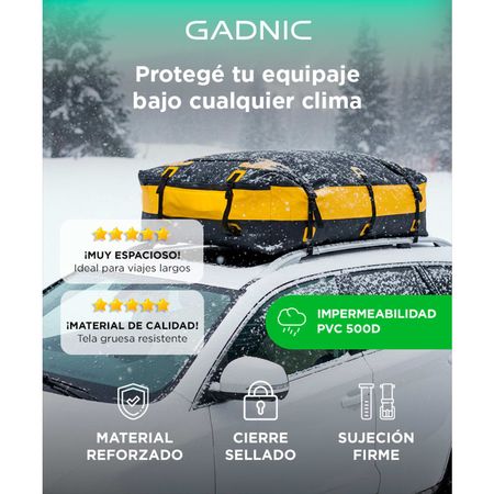 Bolso Porta Equipaje Auto Gadnic Impermeable