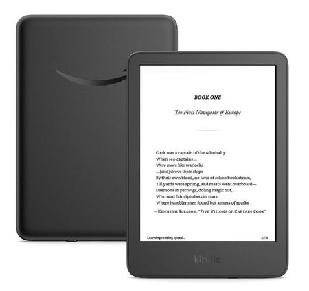 TABLET E-READER AMAZON KINDLE GEN 11 2024, 16GB, BLACK (B0CNV9F72P) UPC: 840414634886