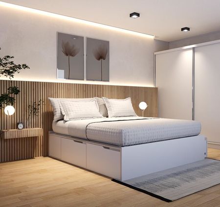 CAMA ECO BOX 2000 EXTENSIBLE DE 90 CM A 200 CM-EMC- BLANCO