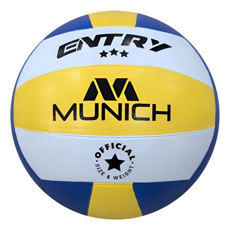 Pelota Voley Munich Entry N 5 Entrenamiento Reforzada AMA-AZUL-BLANCO #5