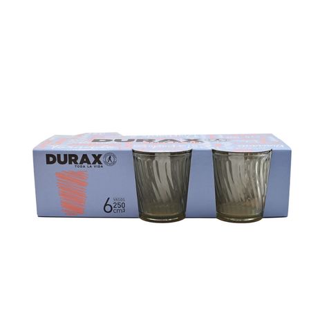 Pack Durax 6 Vasos Tornado 250 Cc