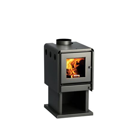 CALEFACTOR A LEÑA BOSCA LIMIT 350 CHARCOAL 120 MT2