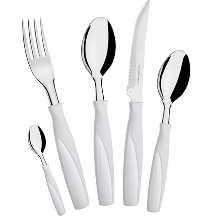 Juego De Cubiertos 20 Piezas Itaparica Brinox Blancos ( 6000/707)