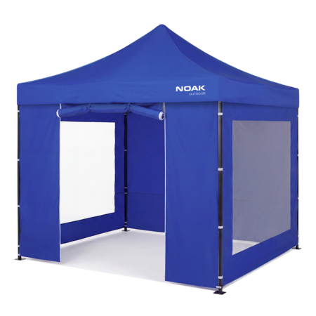 Gazebo 3x3 Metros NOAK Estructura de Acero Techo de Tela Oxford 600D y Paredes