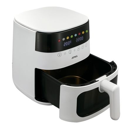 Freidora Sin Aceite Atma con Visor 6 Litros Panel Digital Blanca FR246AWP