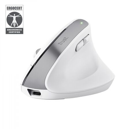 Mouse Gamer Trust Bayo Ergo Multidispositivo Wireless White