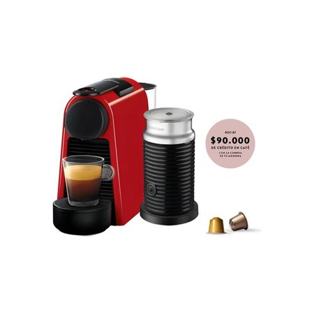 Cafetera Nespresso Essenza Mini Red Pack