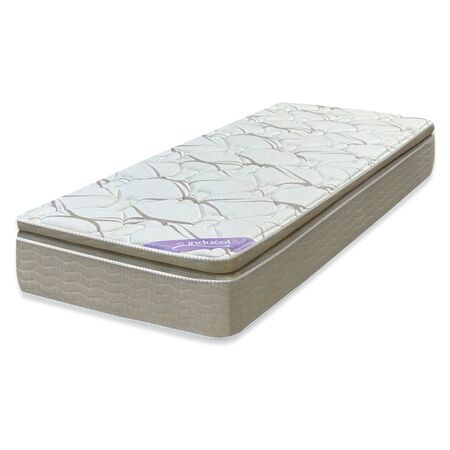 Colchon Inducol Pocket Extra Comfort 1 Plaza y Media 100x190cm de Resortes con Pillow Top
