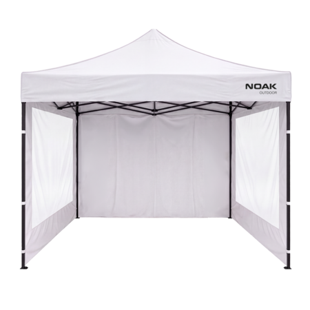 Gazebo 3x3 Metros NOAK Estructura de Acero Techo de Tela Oxford 600D y Paredes