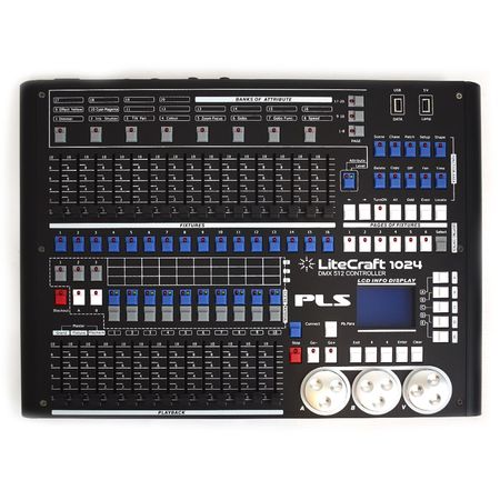 PLS Litecraft 1024. Consola DMX de 1024 canales