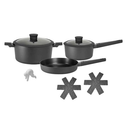 Set de bateria de aluminio 5 piezas Hudson 