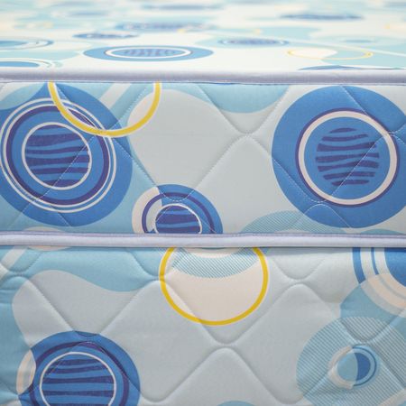 Colchon Maxiking Super Familiar 1 Plaza y Media 100x190x18cm Espuma Flexible Tela de Sabana Resistente