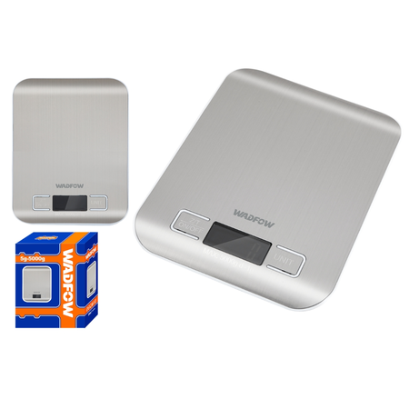 Balanza De Cocina Digital 5 Kg Wadfow Wdfwke2503 Plateado 5 Kg