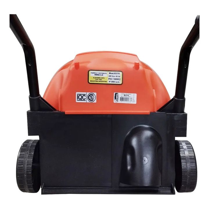 Cortadora Electrica De Cesped Dibra R370 1300w Canasto Naranja Oscuro - Vista 2
