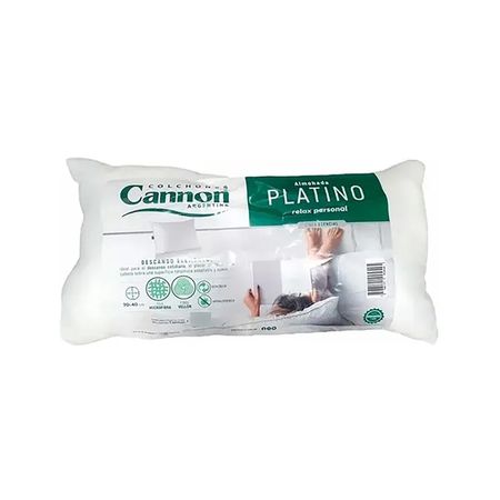 Almohada Cannon Platino Vellon