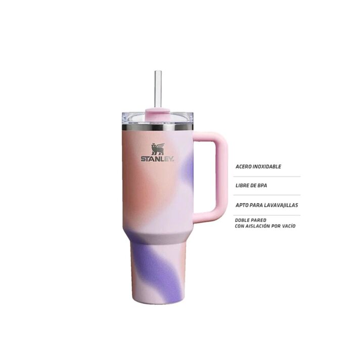 VASO STANLEY CON SORBETE 1.18L 11 HORAS FRÍO (C:ROSE PETAL MOTION QUENCHER TUMB) - Vista 3