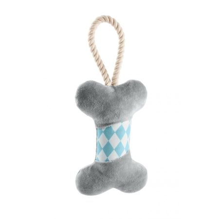 Juguete Para Perros Dog Toy Salima Bone Grey 18 Cm  (13103)