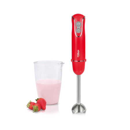 PROCESADORA MANUAL LILIANA RAINBOW MIX 450W ROJO