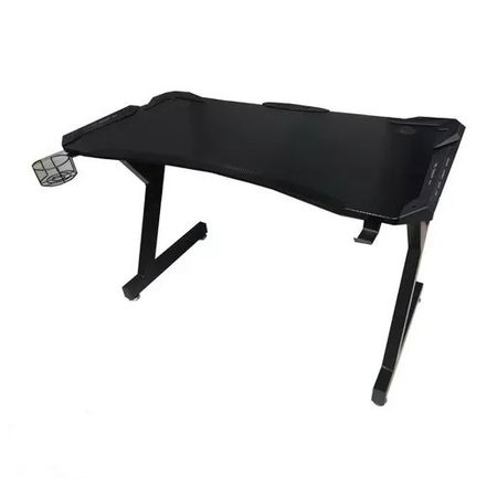 MESA ESCRITORIO GAMER 44137274 + LUCES RGB + SOPORTE AURICULAR