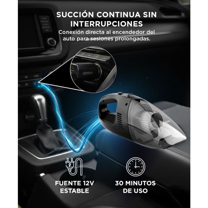 Aspiradora 12 volt Para Auto Portatil vc 111 - Vista 3
