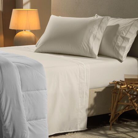 Sabanas Altenburg Suavidad 2 Plazas 1/2 180 Hilos Beige