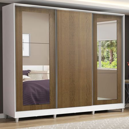 Placard Ropero 100% Mdf Madesa Eros 3 Puertas Corredizas 07