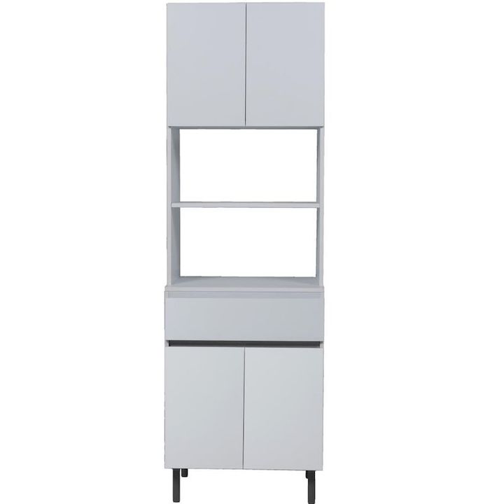 Mueble Ricchezze Multiuso Livorno 0.60M 4 Puertas 1 Cajón Blanco Norte - Vista 1