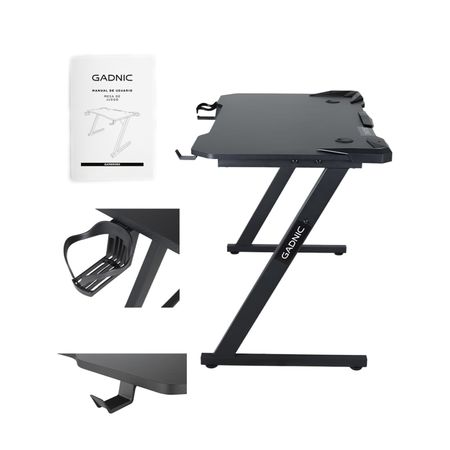 Escritorio Gamer Gadnic Fibra de Carbono