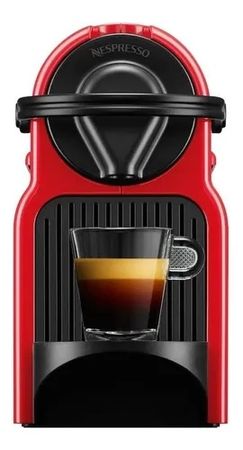 Cafetera Nespresso Inissia Roja C40-ar-re-ne5 Capsulas