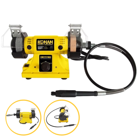 Amoladora Konan Banco Triple Funcion 300w Vel. Var.
