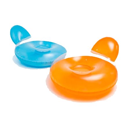 Inflable Pillow Back Lounge Para Piscina 137x122 cm
