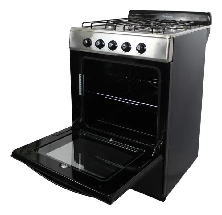 Cocina Florencia 5508 4 Hornallas Multigas Con Visor 56cm Gris - Vista 1