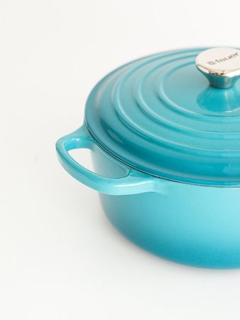 Cacerola Feuer Paellera de hierro enlozado 30 cm celeste