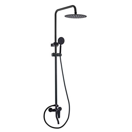 Grifería De Ducha Rieti Duchador Negro