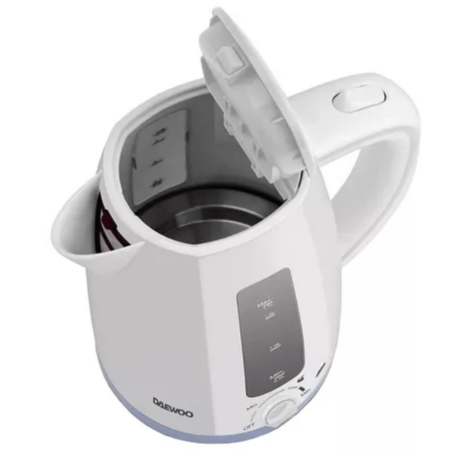 Pava Electrica Daewoo 1.7L Con Regulador Blanca Wk5416