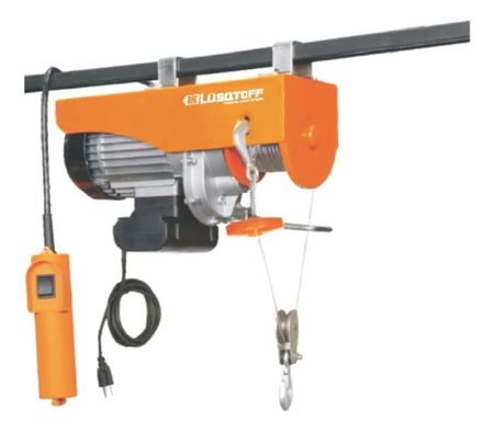 Aparejo Electrico Automatico 300kg Lusqtoff N1 12mts Acero