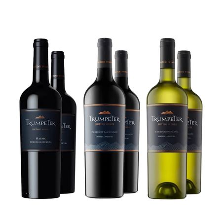 Vino Combinado Trumpeter Clasico Seleccion x 6