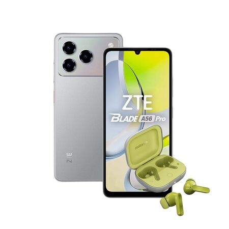 Combo ZTE A56 Pro 4+128GB Grey + Moto Buds Guitar Green Banana