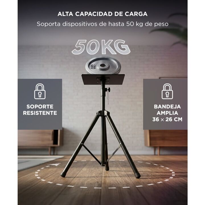 Soporte Trípode Para Proyector Gadnic Metálico Altura Regulable Portátil Soporta Hasta 50 kg - Vista 4