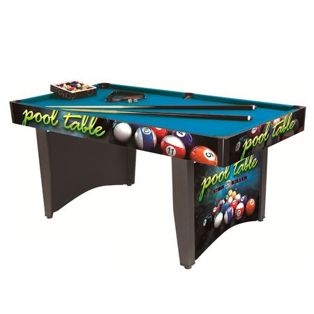 Mesa De Pool + Tacos + Bochas Starkiller 153 X 82 X 78 Cm