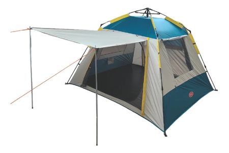 Carpa Grande Foco 4 Personas 210 X 240 X 150 Cm Reforzada Con 2 Techos Ups30+