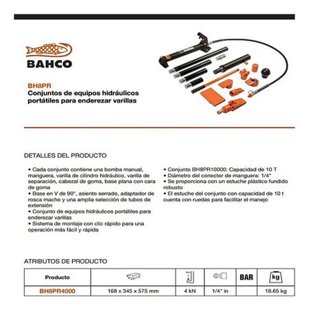 Expansor Power Chapista Bahco 4 Toneladas