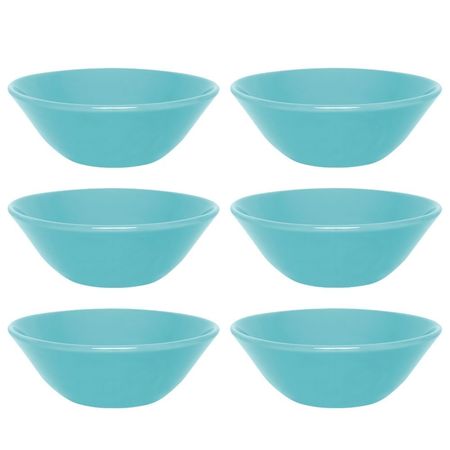 Set X6 Bowls 500 Ml Cónico Celeste Oxford