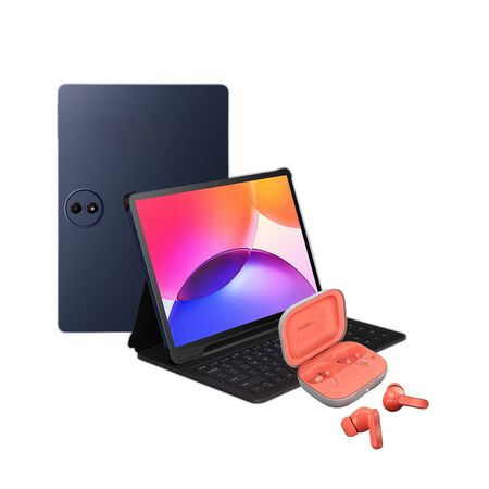 Combo Tablet TCL Tab A1 Plus 12.2" 128GB + Moto Buds Guitar Peach Pink