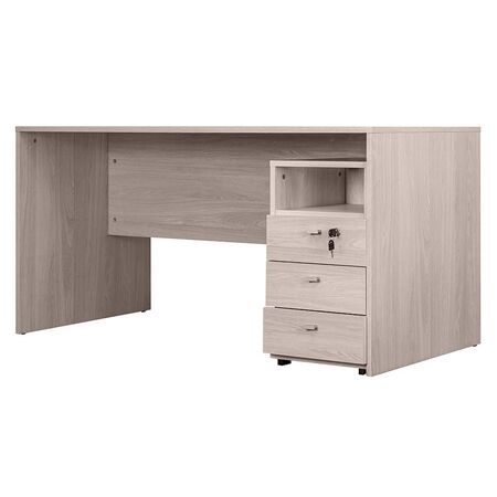 ESCRITORIO OFICINA CON CAJONERA DE 150 CM Y 18 MM