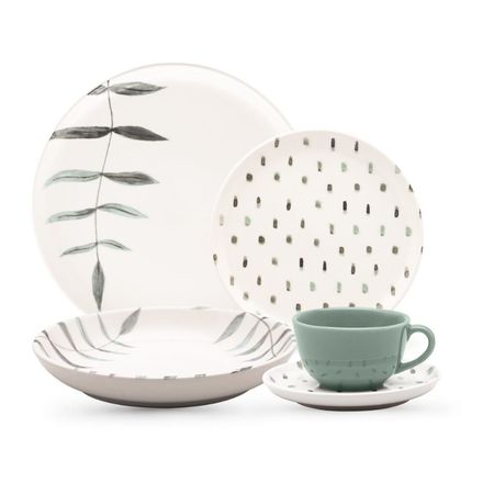 Juego Vajilla x 20 Piezas Samambaia Oxford