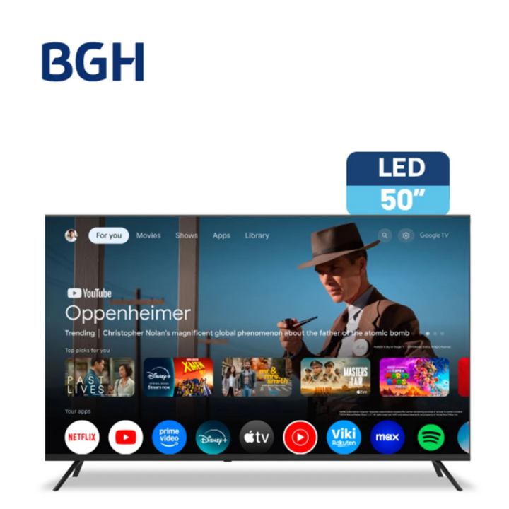SMART TV BGH 50" B5026US6G 4K GOOGLE TV - Vista 2