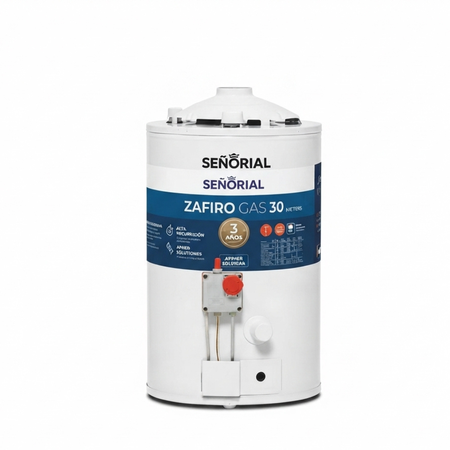 Termotanque Multigas 30l Dual Apoyar Y Colgar 330000 Señorial